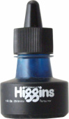 Чернила Higgins Turquoise «Dye-Based» 29,6 мл, бирюзовые, неводостойкие