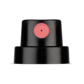 Molotow cap Super Fat, черный с розовой вставкой