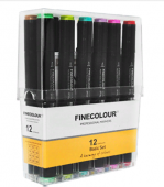 Набор Finecolour mini Brush 12 цветов