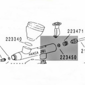 Набор- уплотнение иглы для Hansa 181/281/381/581/681- 3 шт.