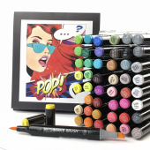 Набор маркеров Sketchmarker Brush Pop Art Style (48 шт. в пластиковом кейсе)