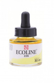 Акварель жидкая Ecoline банка 30 мл №226 Lemon yellow (primary, Желтый пастельный)