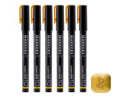 Набор маркеров Gaahleri Metallic Series X 6 Flashy Gold
