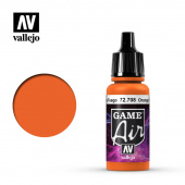 72708 Краска Vallejo GAME AIR Orange Fire (Огненно-оранжевый)