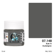Краска спиртовая Jim Scale, цвет RLM 74 Dunkelgrün, 10 мл