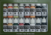 70107 Набор красок Vallejo German Colors WWII (16 цветов)