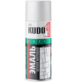 Краска аэрозольная KUDO черная глянцевая, 520 мл, (12) 22047