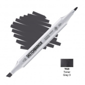 Маркер SKETCHMARKER TG3 Toner Gray 3 (Тонированный серый 3)