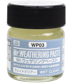 Mr. Hobby Краска 40 мл Mr. Weathering COLOR WP03 WET CLEAR