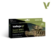 71188 Набор красок Vallejo Soviet WWII Camo Colors (8 цв.)