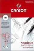 Canson Альбом для набросков Student, 21x29,7 см, A4, 100 л, 90 гр/м2