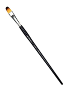 Кисть Альбатрос серии Профи, синтетика, овальная №12