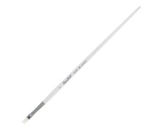 Кисть Roubloff серии 1B32W №8, белая синтетика, овальная, длинная ручка