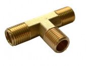 HUBERTH RP208341 Тройник прямой с внешней резьбой 3 x 1/4" (10 шт.)