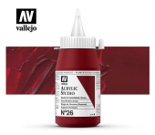Краска Vallejo Acrylic Studio #26 Rose Madder (Мареновый розовый), 1 л