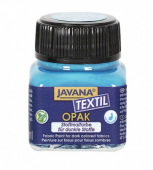 Нерастекающаяся краска по темным тканям C.Kreul Javana Tex Opak голубая арктическая 20 мл
