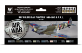 71162 Набор красок Vallejo RAF colors Day Fighters 1941-1945 & P.R.U. (8 цветов)