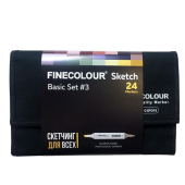Набор маркеров Finecolor Sketch 'Базовый №3' (24 шт. в пенале)