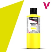 63031 Краска Vallejo Premium Airbrush Color Fluorescent Yellow (Флуоресцентный Желтый), 200 мл