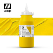 Краска Vallejo Acrylic Studio #43 Cadmium Yellow Light (Кадмий желтый светлый), 1 л