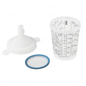 SATA 1010420 Набор RPS для стандартных пистолетов: стаканы с крышкой 300 мл и фильтром 200µ, 100 шт. NEW