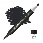 Маркер SKETCHMARKER Brush SG1 Simple Gray 1