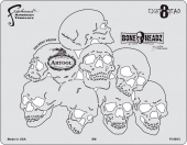 Трафарет Artool Черепа (FH BH 3)