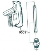 SATA 95091 Штуцер подачи воздуха для пистолетов Digital без шарнирного соединения