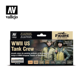 70186 Vallejo Набор красок Model Color Set – WWII US Tank Crew