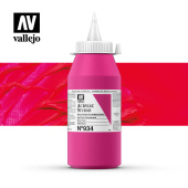 Краска Vallejo Acrylic Studio #934 Fluorescent Red Pink (Красно-розовый флуоресцентный), 1 л