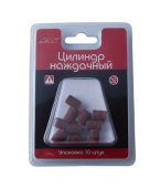 JAS 2432 Цилиндр наждачный, d 6,3 мм, зерно Р 120, 10 шт./уп., блистер