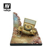 Vallejo SC008 Kubelwagen Base, Front (Передняя часть автомобиля Kubelwagen 1/35, неокрашенная)