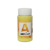 Краска акриловая Альбатрос серии ART Love, цвет лимонный, 100 мл