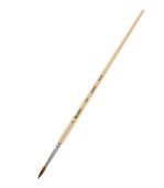 Кисть Roubloff серии 1012 №4, колонок, круглая, длинная ручка