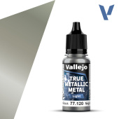 77120 Краска Vallejo True Metallic Metal - Obsidian Black Light (черный обсидиан), 18 мл