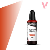 Жидкая акварель Vallejo Red Brown (Красно-коричневый)