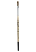 Кисть-шлейф Roubloff серии 1TT4 №6, синтетика, имитация мангуста, короткая ручка