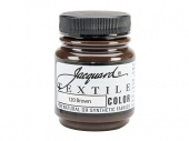 Нерастекающаяся краска по светлым тканям Jacquard Textile Colors коричневая 120