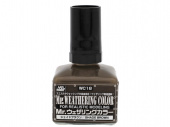 Mr. Hobby Краска 40 мл Mr. Weathering COLOR WC18 SHADE BROWN