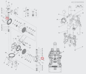 Iwata 96357500 Болт с шестигранной головкой и шайбой для DDP120B