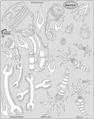 Трафарет Artool KK Piston & Plugs (KKFX 16 SP)