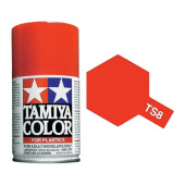 Краска Tamiya TS-8 Itallian Red (Итальянский красный) 100 мл