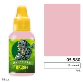 Краска акриловая Jim Scale 05.580, цвет Розовый / Pink, 18 мл