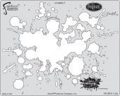 Трафарет Artool SPLATTER FX TEMPLATE SET (FH SFX 1)