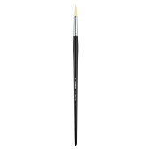 Кисть для акрила Sketchmarker 351 №9, жесткая синтетика, круглая, ручка длинная