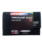 Набор маркеров Finecolor Sketch 'Базовый №1' (24 шт. в пенале)