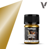 70793 Краска Vallejo Liquid Gold Rich Gold (яркое золото)