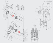 Iwata 06630008 Прокладка насоса DDP120B