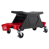 HANKO DET CHAIR Стул полировщика на колёсах с полками под бутылки и аксессуары