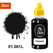 Краска акриловая Jim Scale 01.061L цвет черный, 20 мл